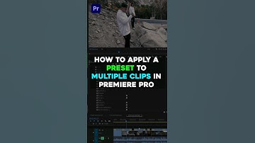 How to Apply a PRESET to ALL CLIPS in Premiere Pro! 👍 #premierepro #tutorial #kylerholland