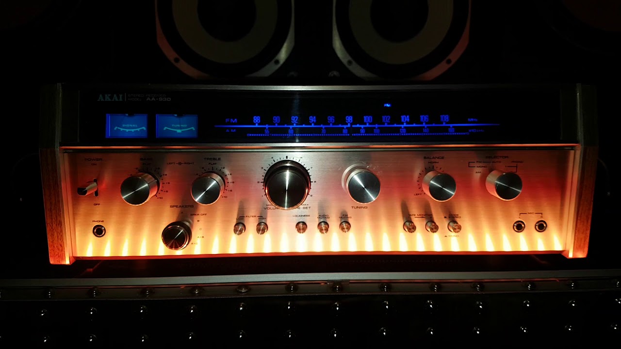 Akai AA- 930 "1974" test peak 42 WATTS RMS vintage audio crazy Eugène