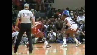 Michael Jordan wearing 'Banned' Nike Air Ship at New York Knicks (October 18, 1984)