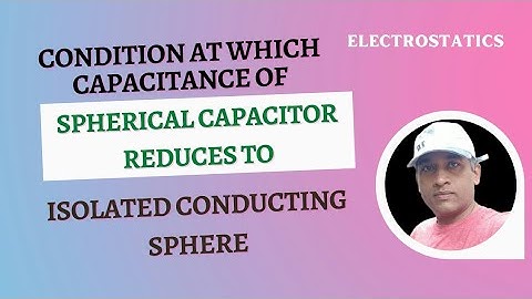 Capacitance of Isolated Conducting Sphere | Electrostatics