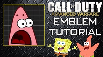 PATRICK - COD Advanced Warfare Emblem TUTORIAL! (Sponge Bob)
