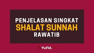 Shalat Sunnah Rawatib - Poster Dakwah Yufid TV