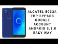 ALCATEL 5033D FRP UNLOCK ||GOOGLE ACCOUNT BYPASS