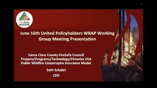 June 2026 Wildfire Risk Reduction and Assessment (WRAP) Working Group Meeting