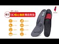 鞋墊．DR. Jerry硬式3D核心湧泉機能鞋墊 按摩鞋墊 止滑鞋墊．1雙【鞋鞋俱樂部】【906-C205】 product youtube thumbnail