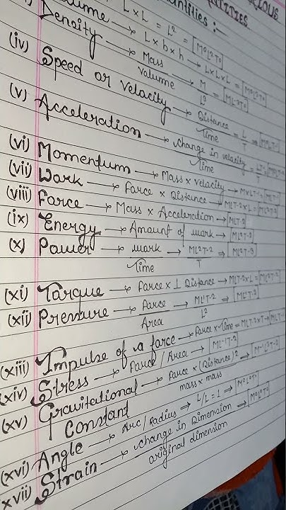 dimension-formula-of-various-physical-quantities-physics-class-11th