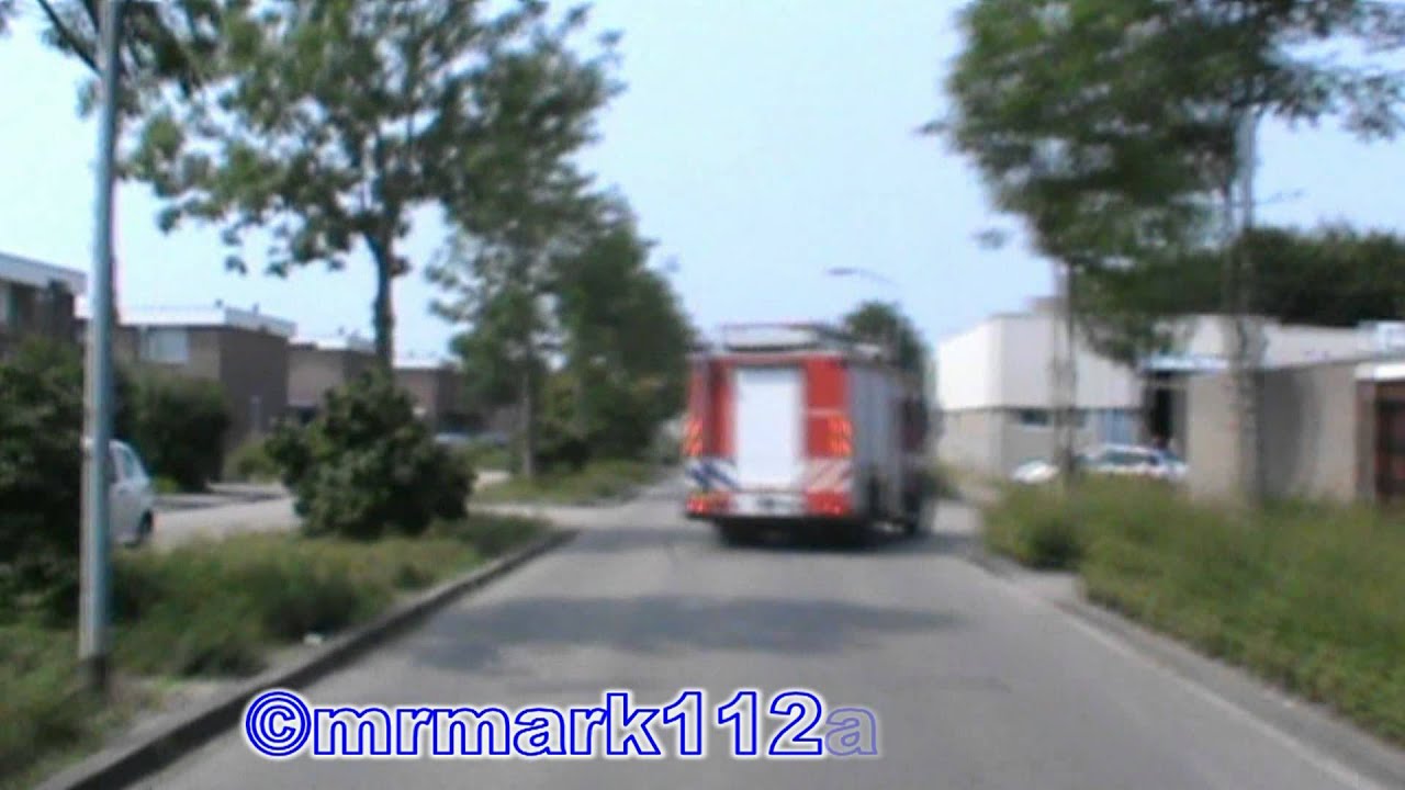 BRANDWEER ALMERE: TS645 ONDERWEG NAAR WONINGBRAND+TER PLAATSEN