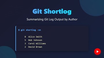 Git Shortlog: Summarize Git Logs by Author (Beginner Friendly)