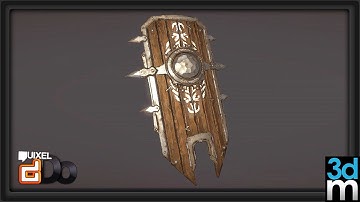 Creating and Texturing a Fantasy Shield with dDo: Volume 2 (3dm Promo)