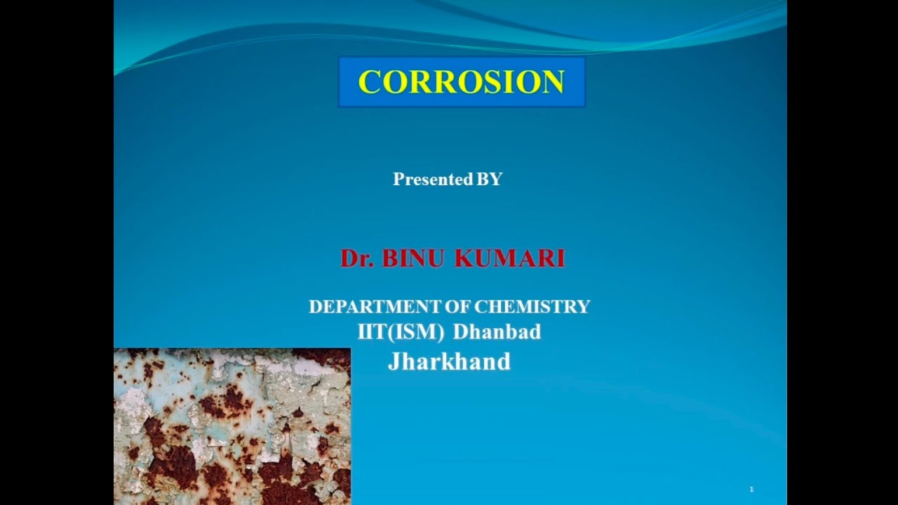 Corrosion ll Chemistry ll B.Tech syllabus