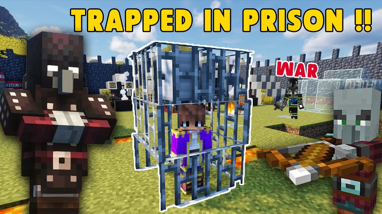 THEY TRAPPED ME IN PRISON !!! | SWARG SMP | War | Jail | Episode 2 ...