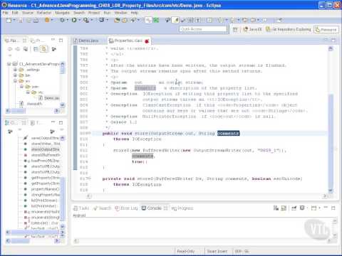 VTC Player   Advanced Java Programming Java SE 7, Property Files
