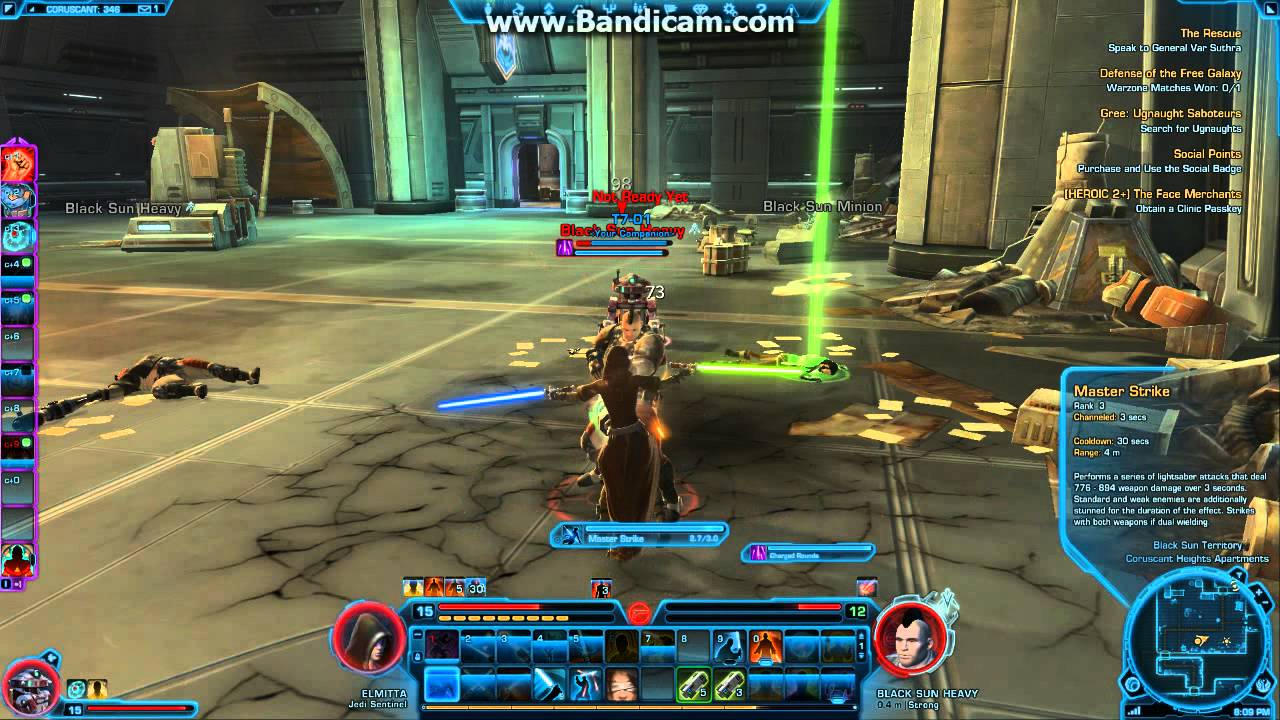 SWTOR - Beta Weekend - Jedi Sentinel Gameplay