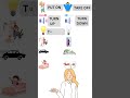 Opposite phrasal verbs learn learning cartoon learn english english teacher shorts youtube