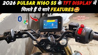 2026 BAJAJ PULSAR N1604v SS के New TFT DISPLAY में मिलते हैं ये सारे FEATURES 😱👌🏻 Bluetooth Connect