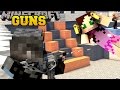 Minecraft: TOO MANY GUNS (ROCKET LAUNCHERS, LASER GUNS, & FUTURISTIC GUNS) Mod Showcase