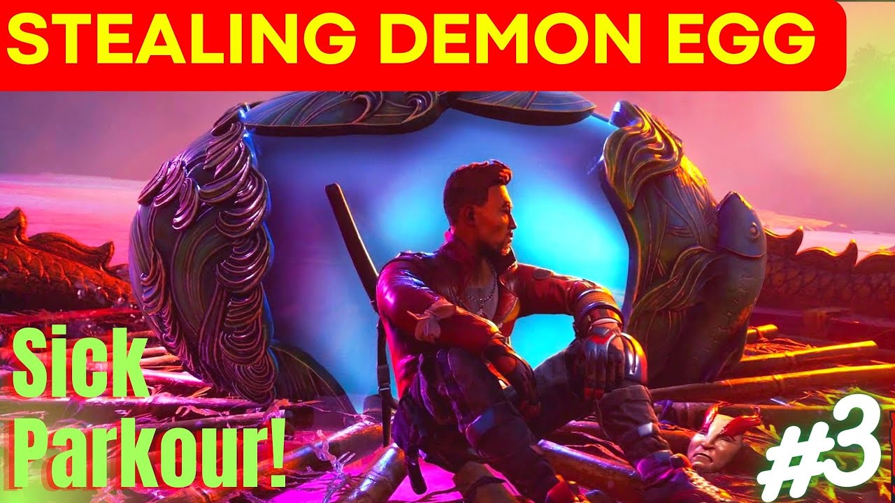 Stealing Demon Egg With Parkour! Shadow Warrior 3 Gameplay Walkthrough Part 3 || Hindi Gameplay