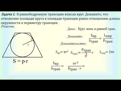 Площадь описанного многоугольника