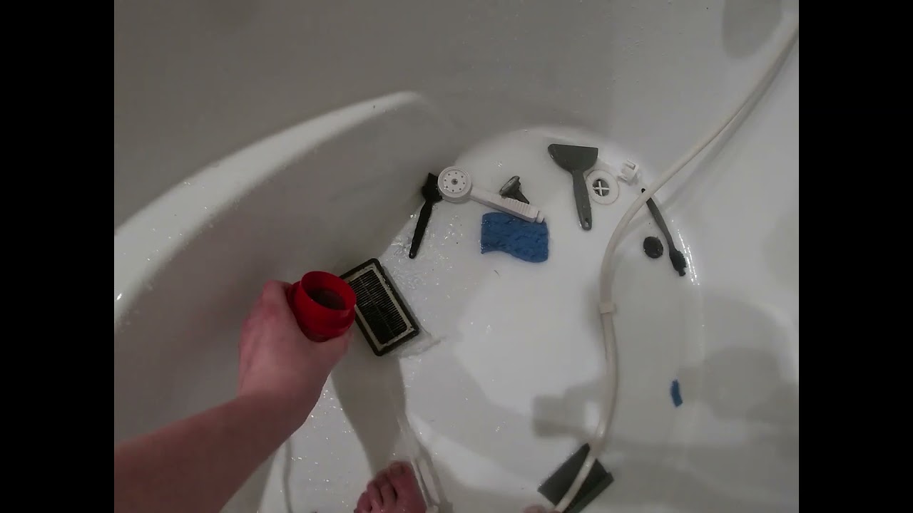 How to clean a paper vacuum HEPA filter! YouTube