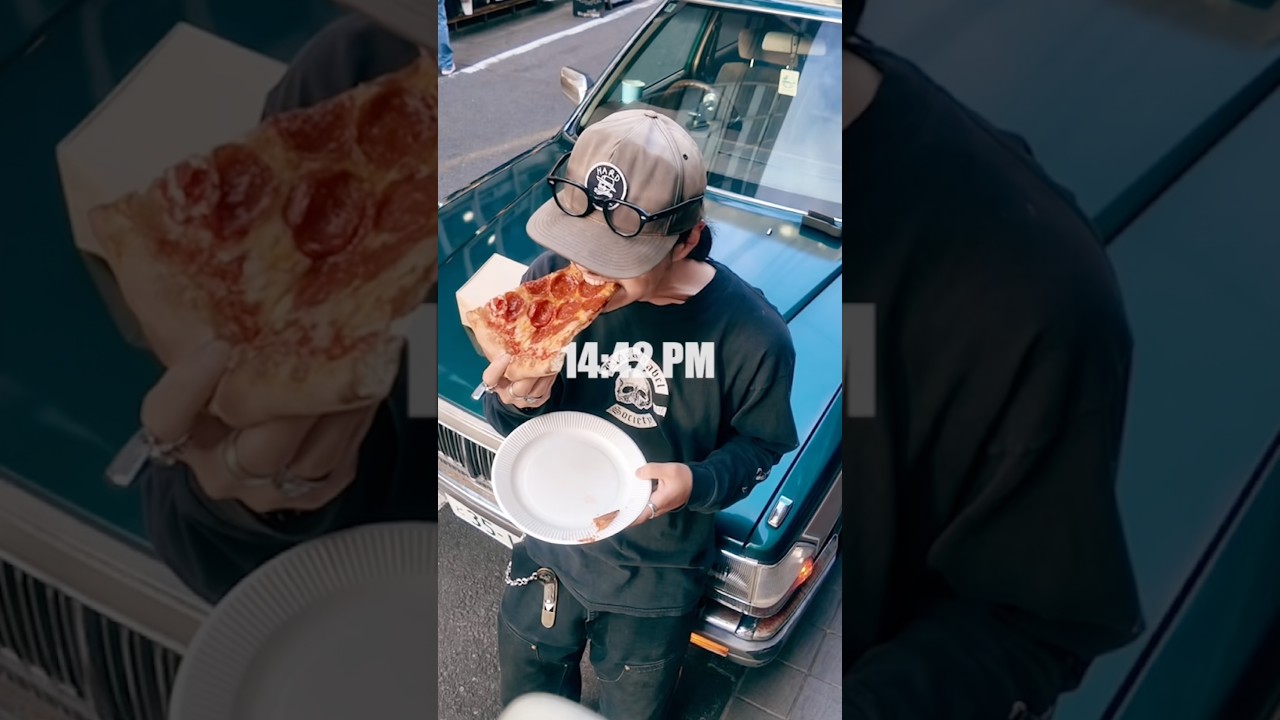 マジでピザが食いたかった日。 古着屋店長の休日ドライブルーティーン。 #古着 #アメカジ #旧車 #vlog
