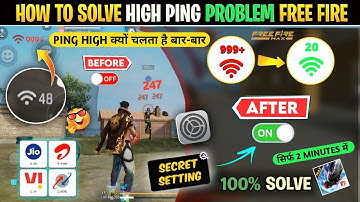 Free Fire Network Problem🤯 Free Fire High Ping Problem | How To Solve Ping Problem In Free Fire 2025