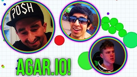 AGARIO Blob Wars - RACE FOR THE LEADERBOARDS (Top 10) w/ Vikkstar and Lachlan