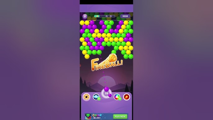 Bubble Shooter Rainbow Free Game Level 91 - 100 🔮 ( Shoot And Pop Puzzle )  🥎 @GamePointPK 