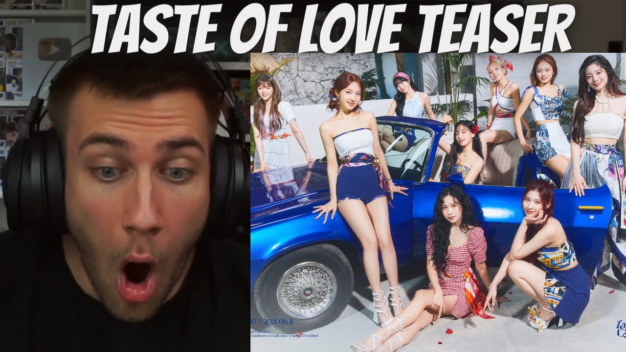 I Love This Twice Taste Of Love Teaser Concept Photos Reaction Youtube