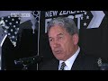 New zealand first leader winston peters speaks to supporters