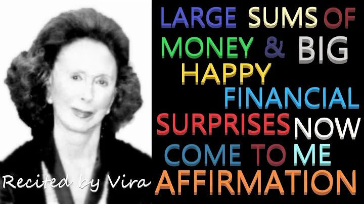 Large Sums of Money Now Come to Me Affirmation | Catherine Ponder