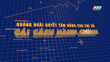 Quảng Ngãi quyết tâm nâng cao chỉ số cải cách hành chính | PTQ