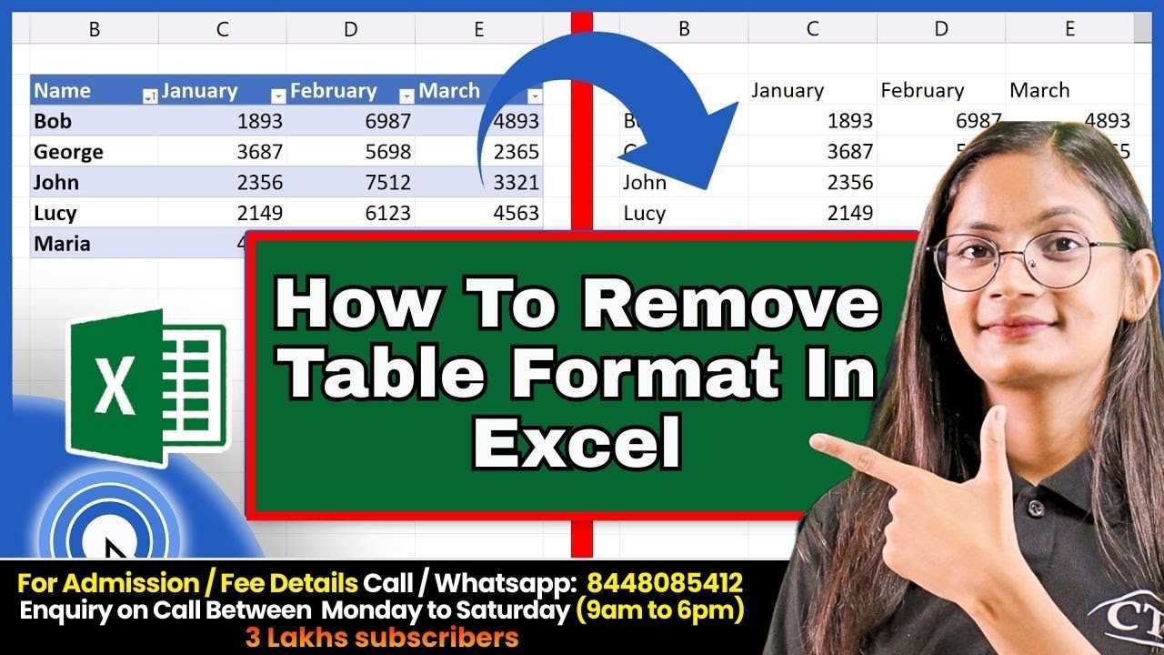 Table Convert in Excel | How to Remove Table Format in MS Excel ...