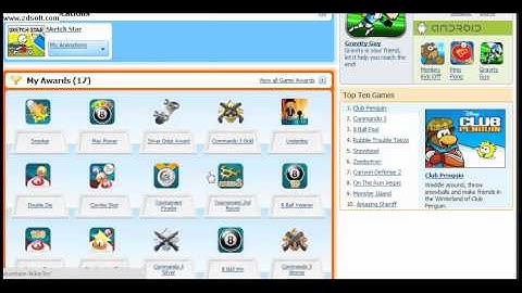 My player page on miniclip