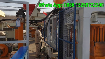 show customer all changes of QT6-15 automatic block moulding maker as per his required