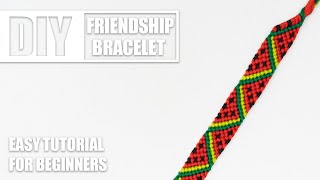 Watermelon Exotic Cool Cute Summer Fruit Macrame Friendship Bracelets | Easy Tutorial for Beginners