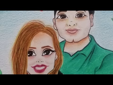 نقاشی کارتونی با مدادرنگی