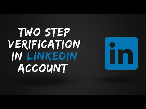 How to enable two step verification on LinkedIn | LinkedIn two step verification