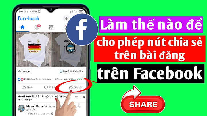 Hướng dẫn cách bật nút share trên facebook