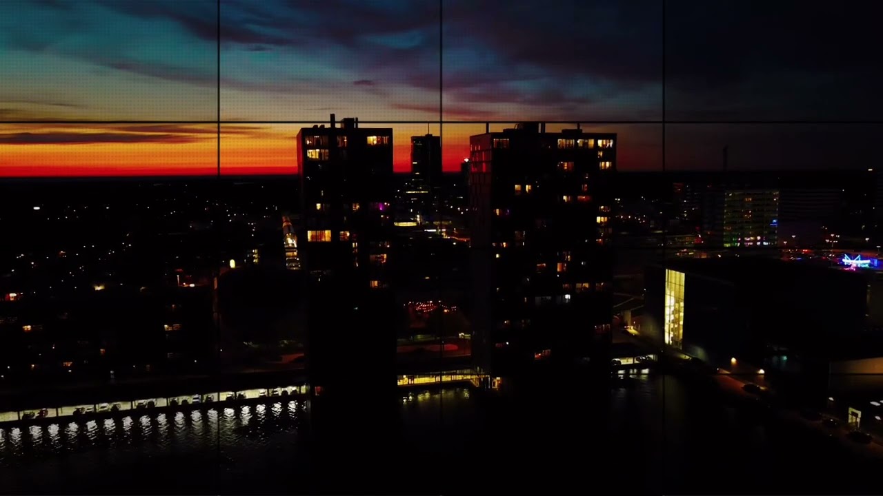 Almere Weerwater after sunset