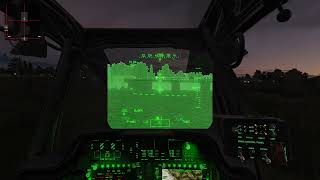 DCS Apache AH-64D landing ground roll shutdown