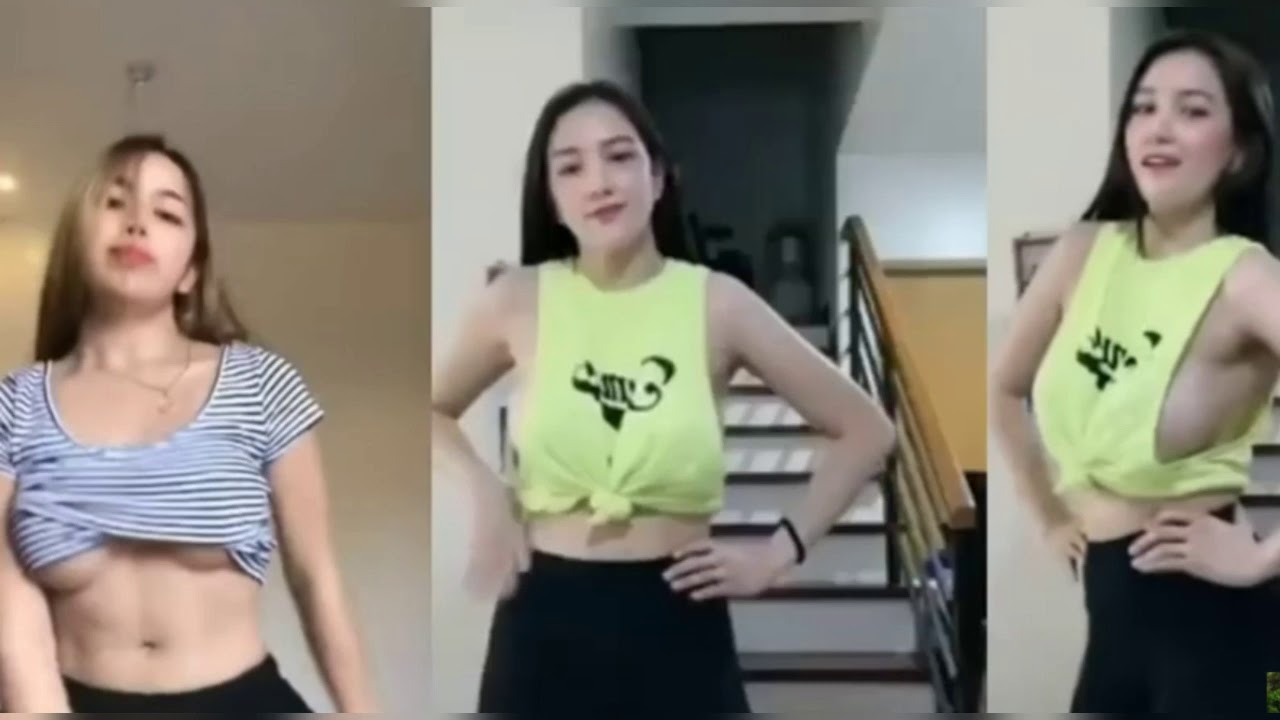 Tiktok Compilation No Bra Challenge Youtube 