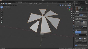 Speed modeling palm tree in Blender