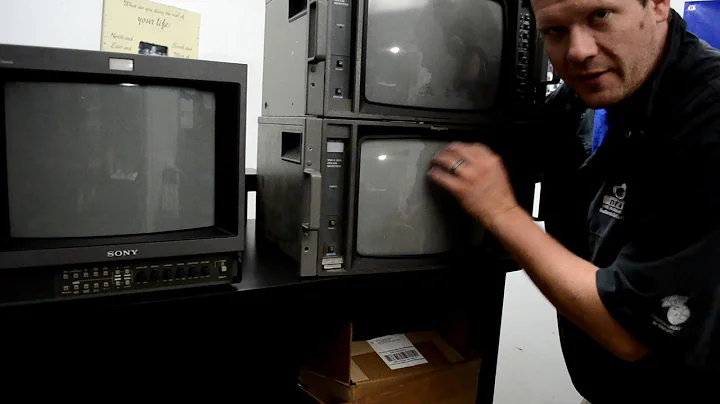 Ikegami, JVC & Sony - Vintage Pro CRTs!