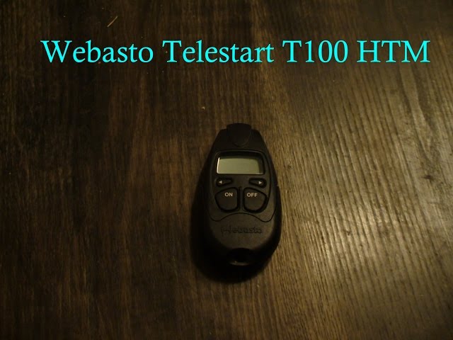 Webasto Telestart T100 HTM - All Features! - YouTube