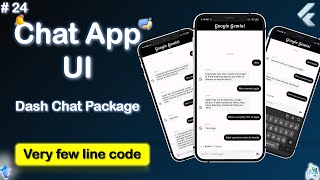 Chat app UI | Flutter chat app | Dash Chat package screenshot 1