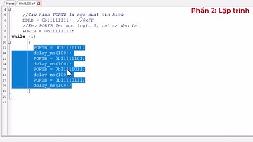 2025 AMIC | Examples | Bài 1 -  Blinky LED trên ATMEGA32 | Vi điều khiển ứng dụng 2025