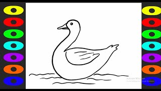 Menggambar Bebek Dari Angka Dua dan Tiga || Tutorial Menggambar Bebek Dari Angka 2 dan 3