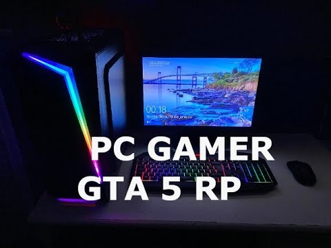 O Teste de desempenho no GTA5 RP A10 5800k pc gemer gastando pouco