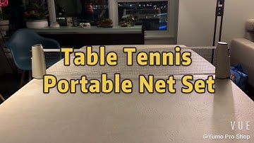 Play anytime, anywhere!!!!!  🏓Portable table tennis net set for everyone