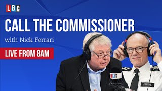 The Met Commissioner was with Nick Ferrari to take your calls | Watch Again